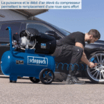 Scheppach HC53DC – Compresseur d’Air 50L, 3 CV, 10 Bar, Double Cylindre – Image 7